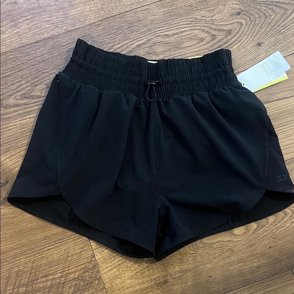 All in Motion Women's Black Athletic Shorts
